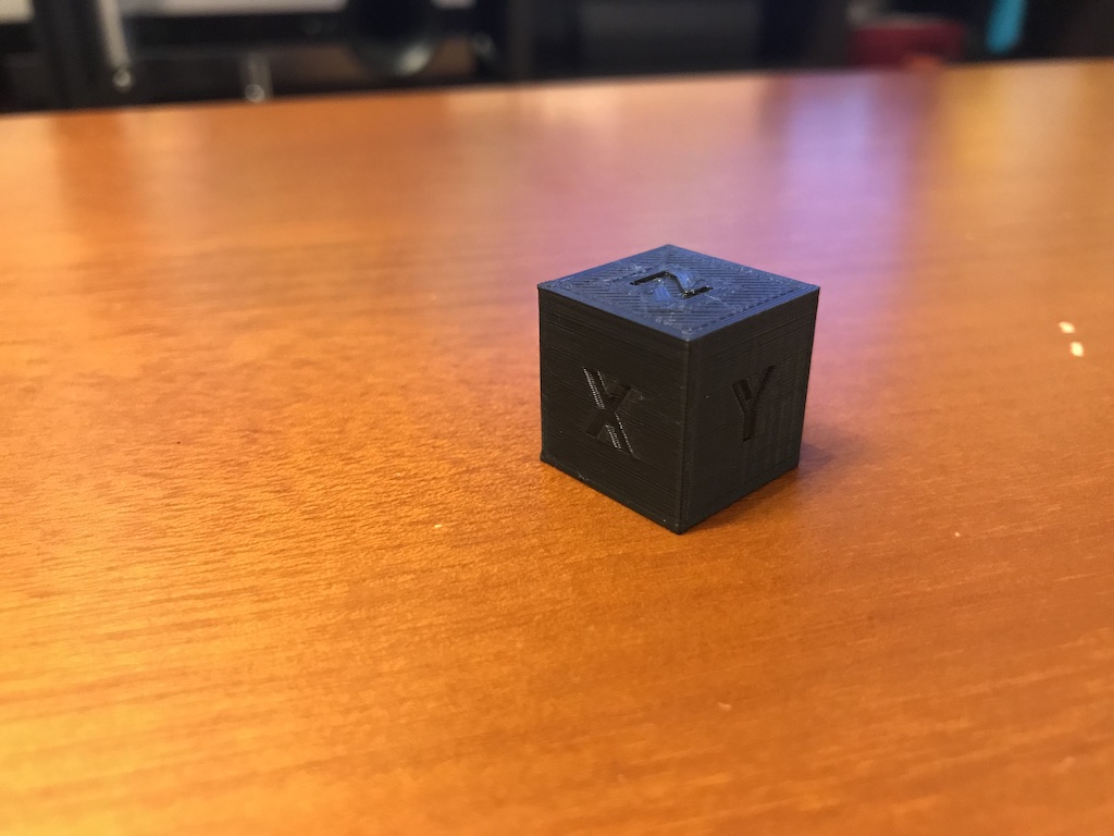 20mm XYZ Calibration Cube 全体